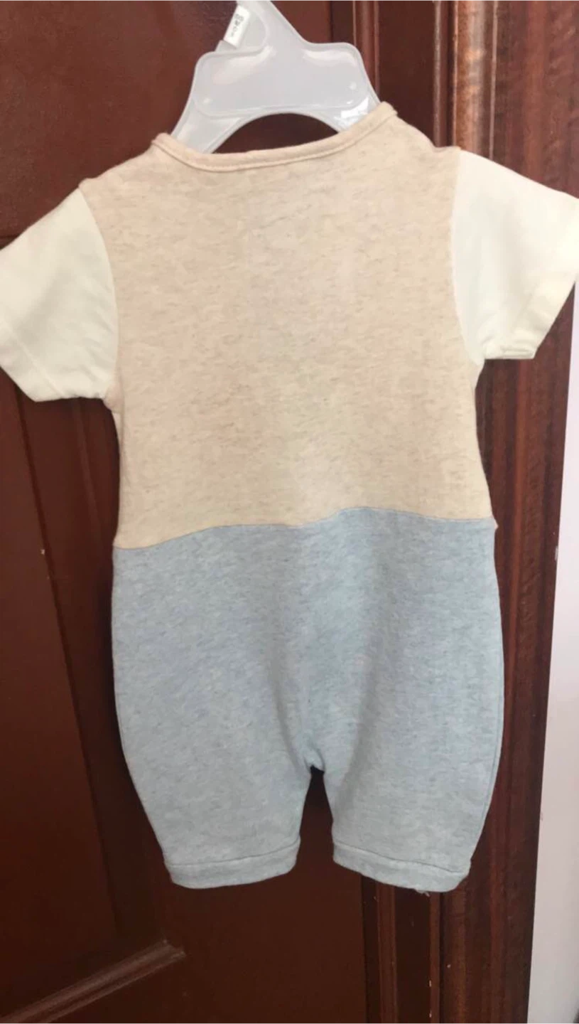 Wonderkids "Little Teddy" Baby Boy Romper🧡 - photo 3