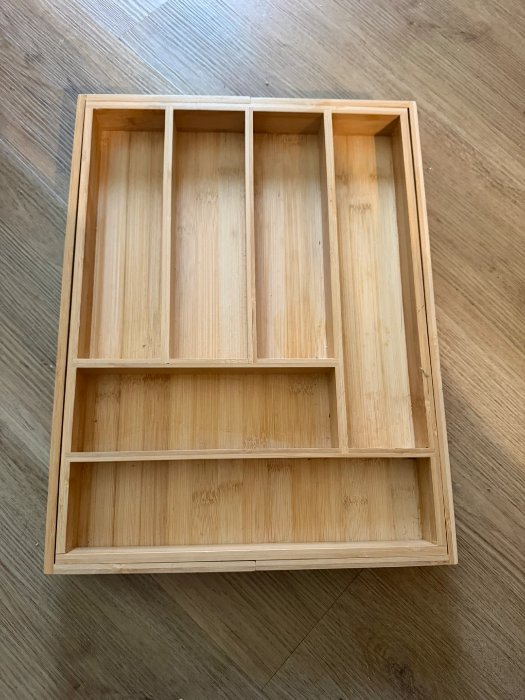 Bamboo Cutlery Organizer Tray - photo 2