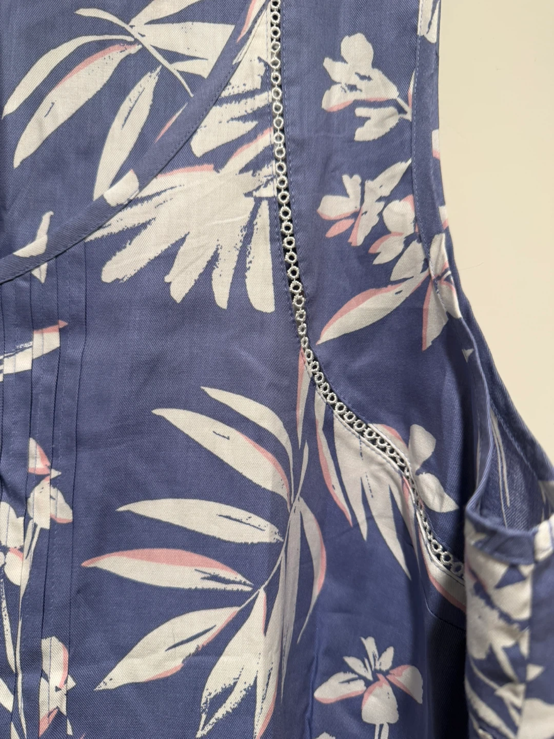 Nora Rose Blue Bird Print Long Nightdress - photo 3