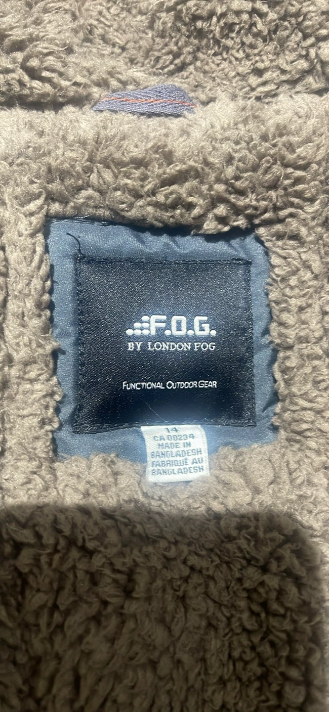 F.O.G. by London Fog Boys Winter Jacket Size 14