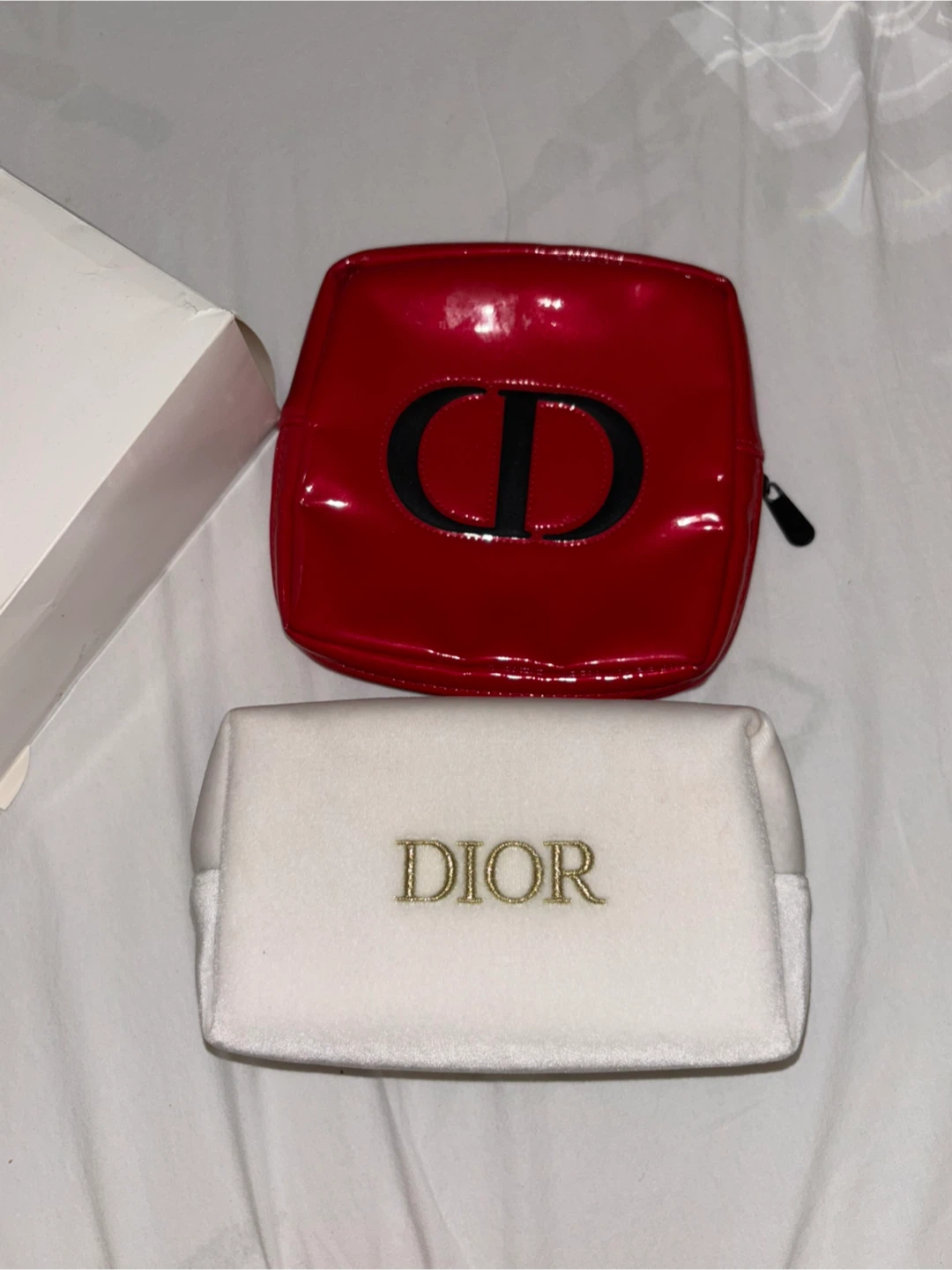Dior Makeup Bags - Red & White - photo 2
