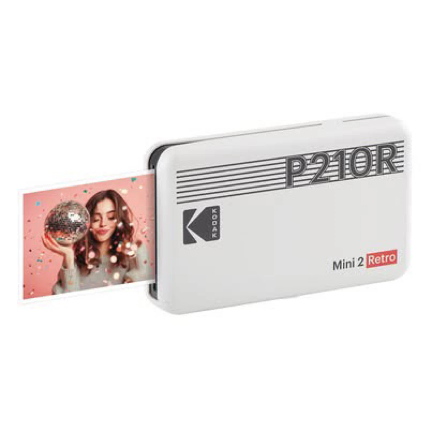 KODAK Mini 2 Retro 4PASS Portable Photo Printer (2.1 X 3.4”)