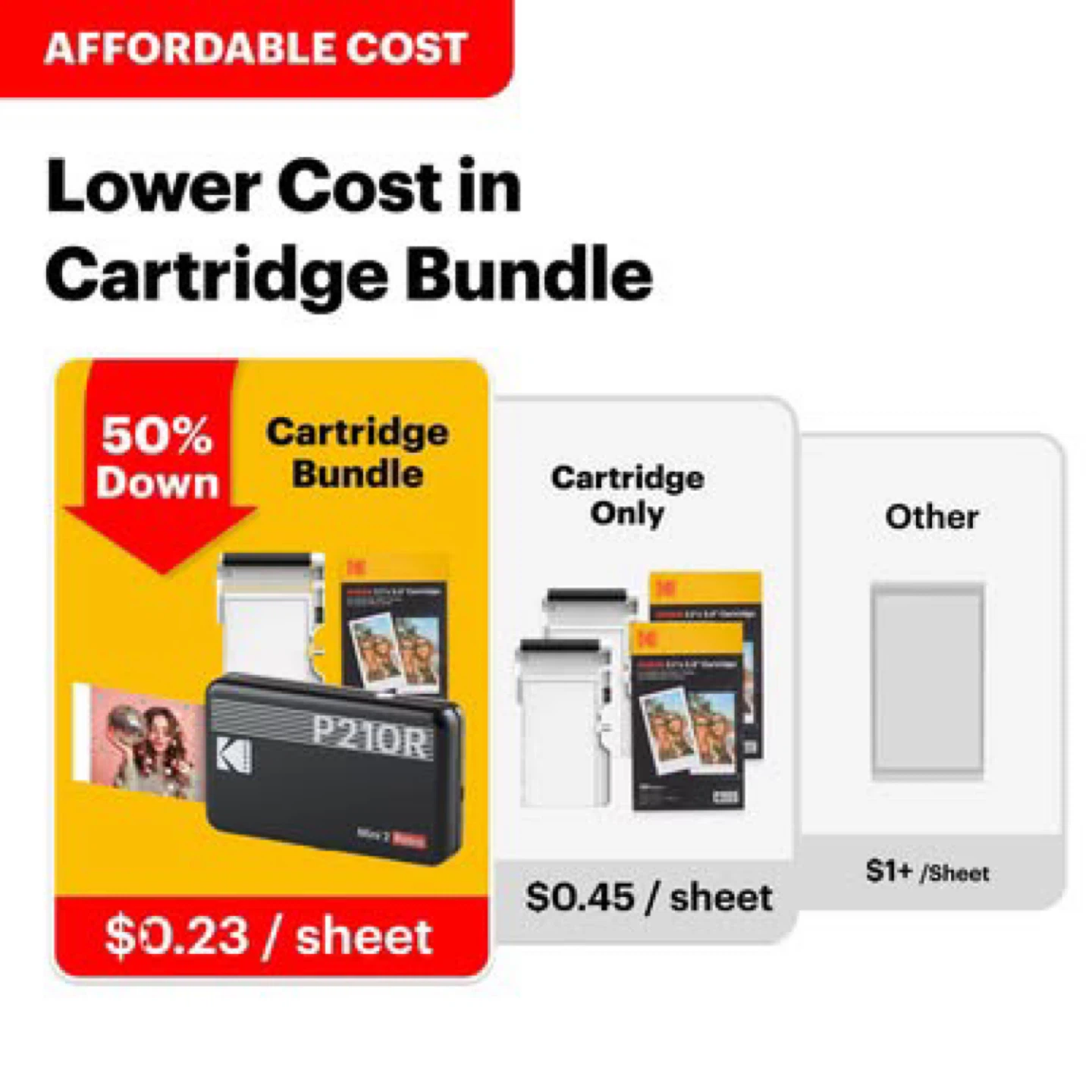 KODAK Mini 2 Retro 4PASS Portable Photo Printer (2.1 X 3.4”) - photo 2