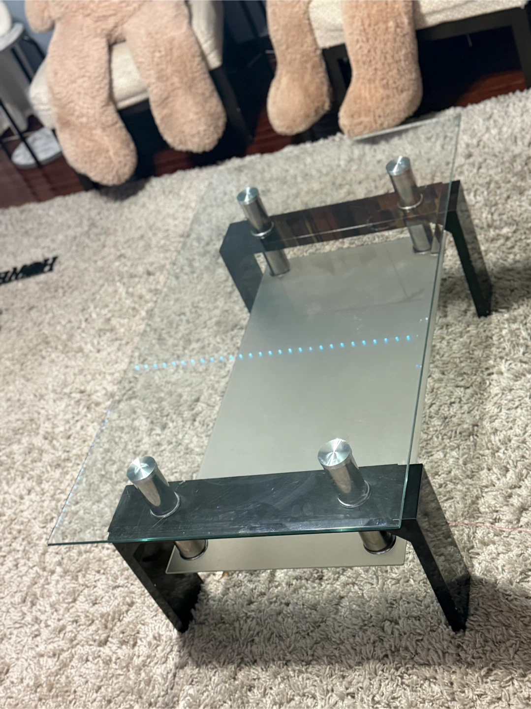 Glass Coffee Table with Modern Design - photo 2