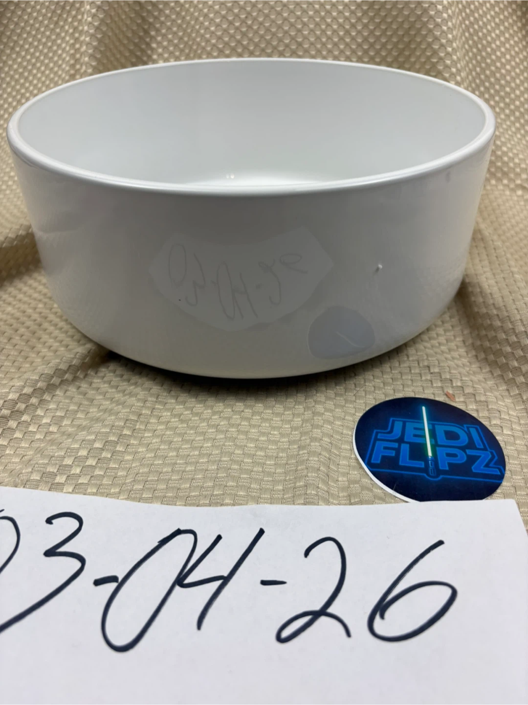 Large White Ceramic Bowl 10” wide 4 inches deep made in Portugal - photo 2