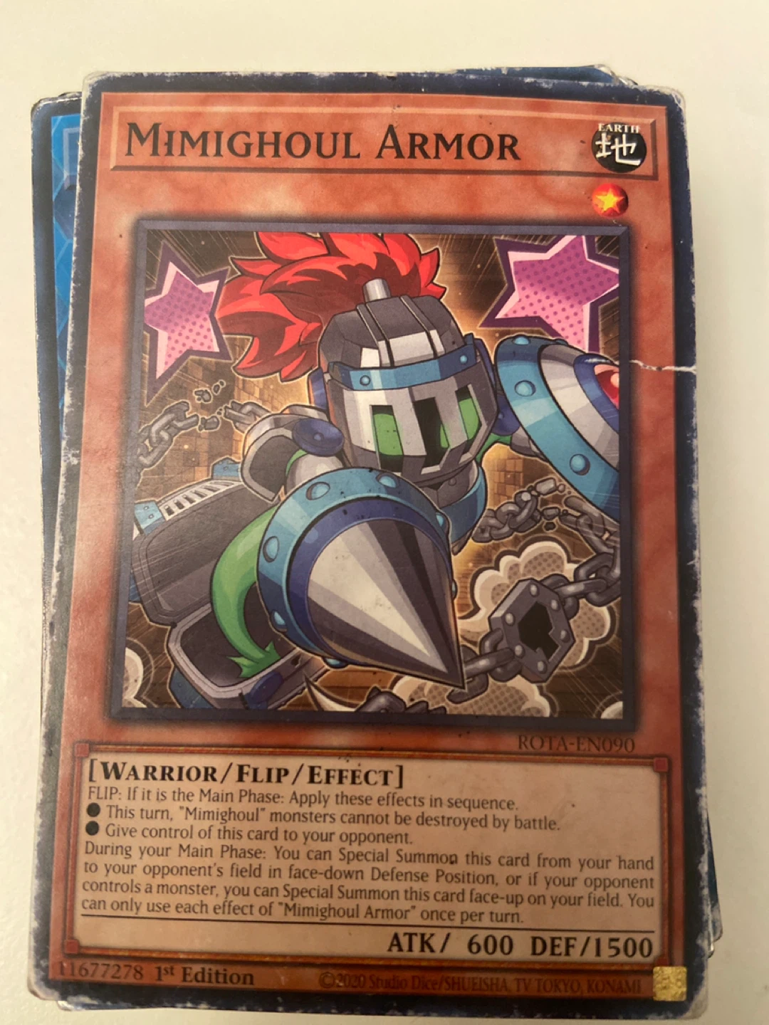 Mimighoul Armor Yu-Gi-Oh! Trading Card ROTA-EN090