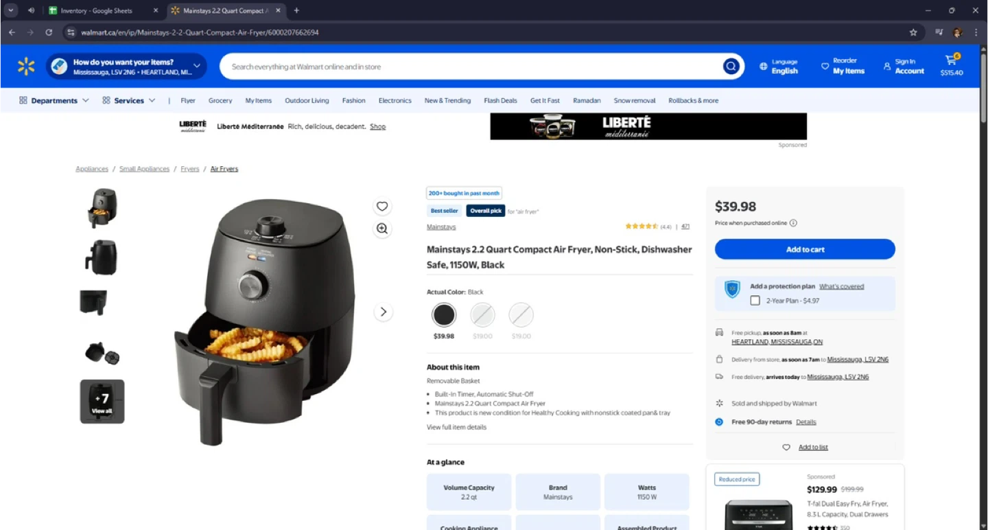 Compact Air Fryer 2.2QT – Perfect for Small Kitchens - photo 2