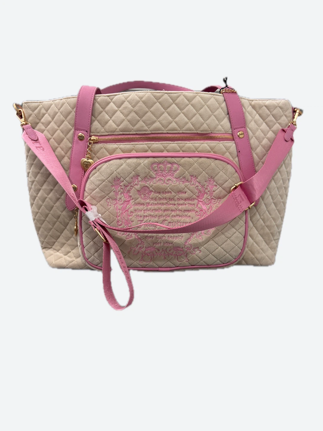 Juicy Couture Quilted Tote Bag