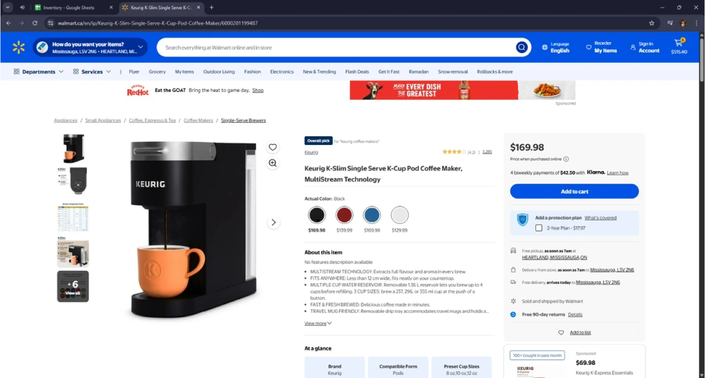 Keurig K-Slim Single Serve Coffee Maker - photo 2