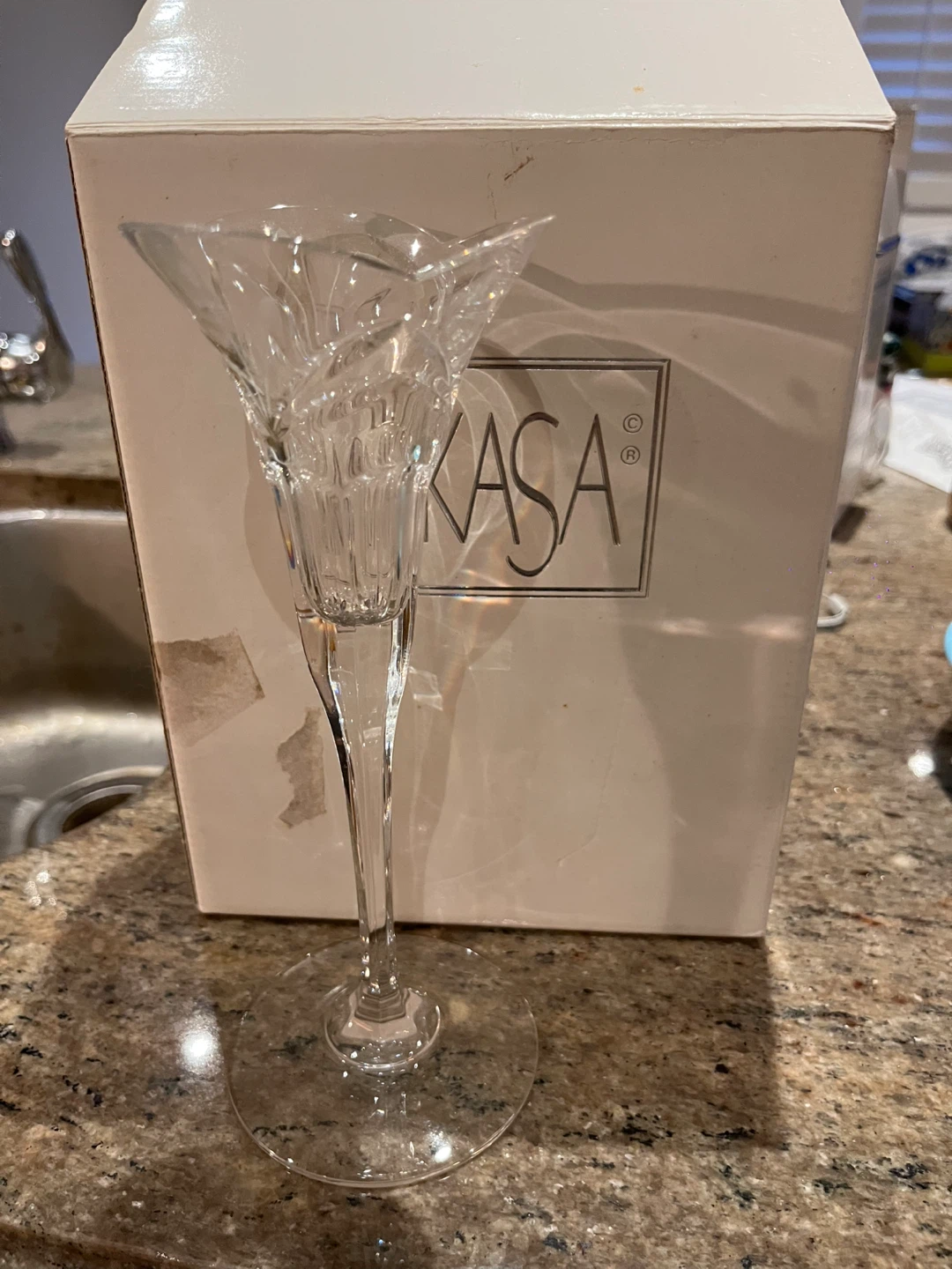Mikasa Crystal Candlestick Holders (Set of 2) - photo 3