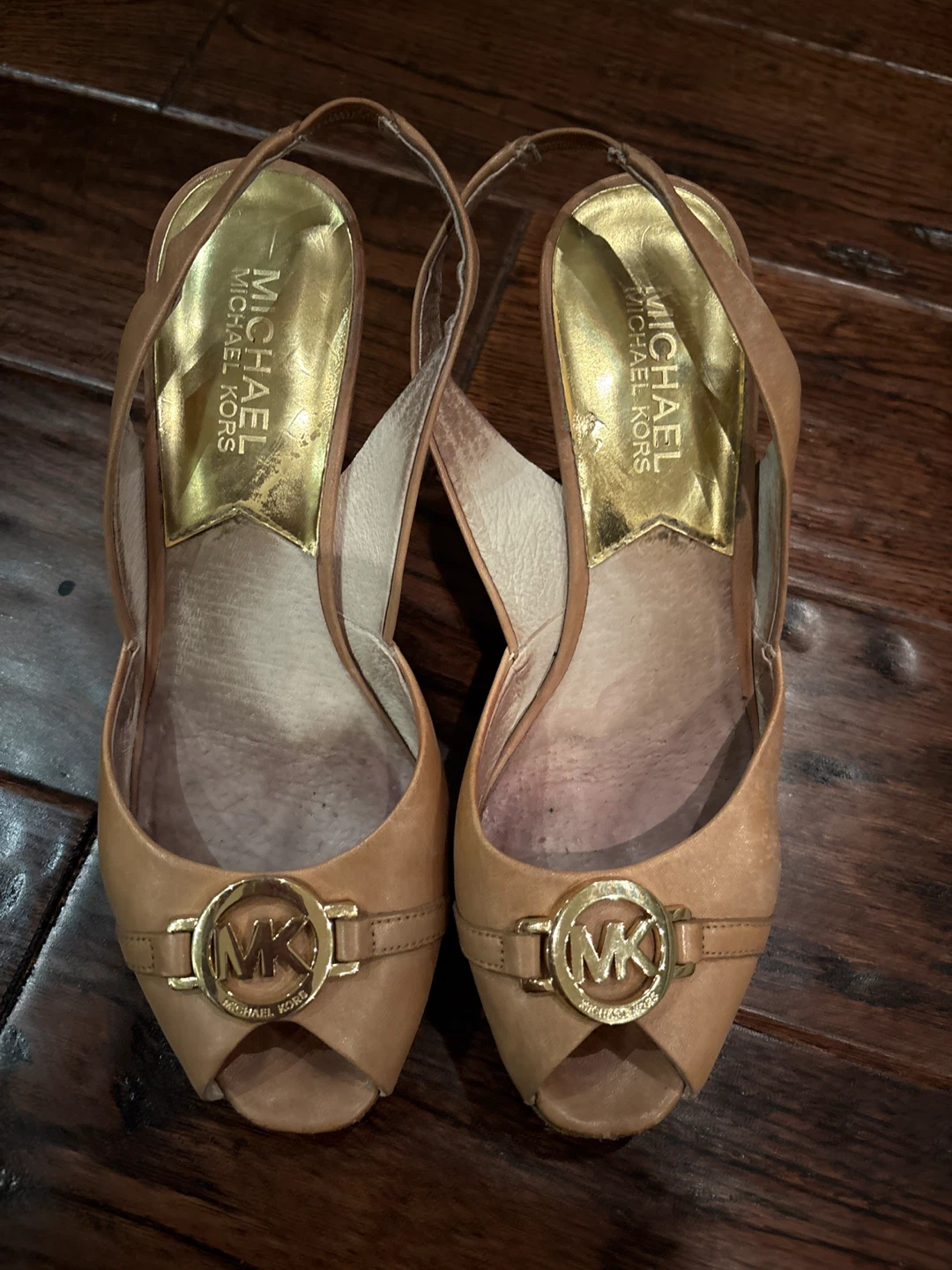 Michael Kors Wedge Slingback Heels