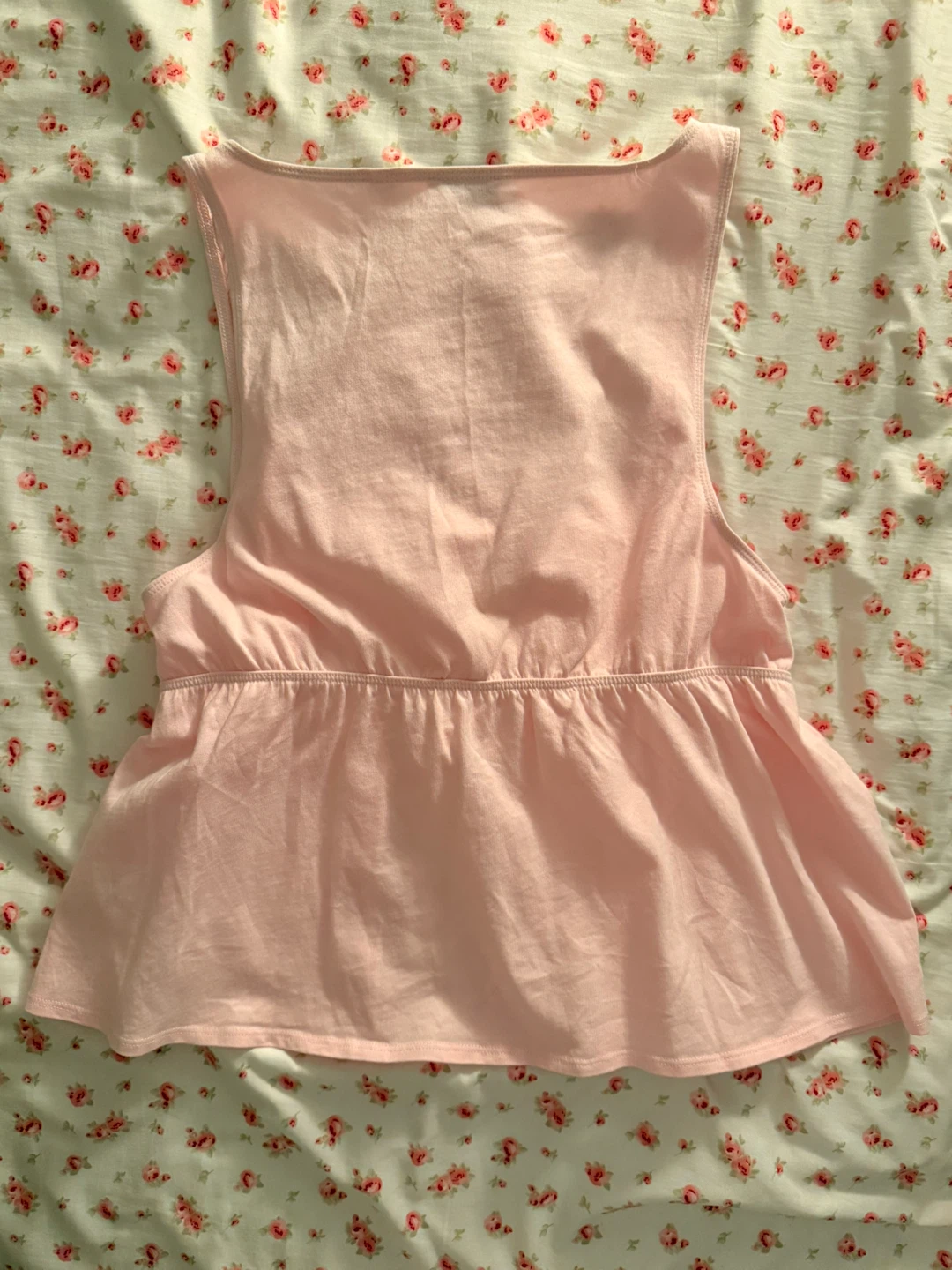 Aritzia Sunday Best Pink Peplum Top Size M 🧡 - photo 4