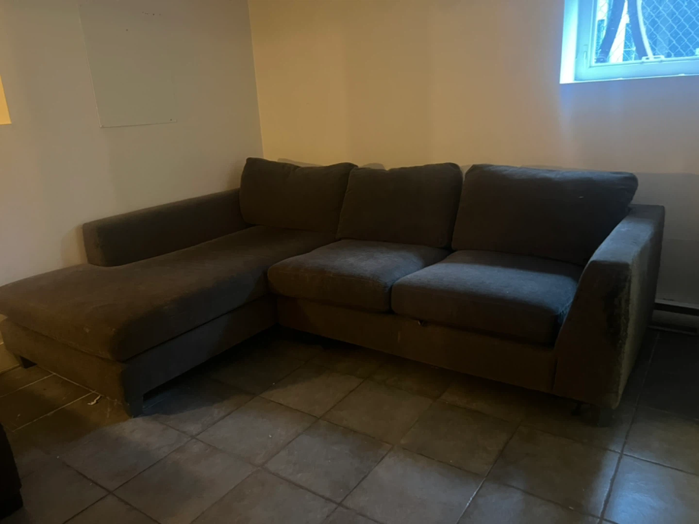 Dark Grey Sectional Sofa - photo 4