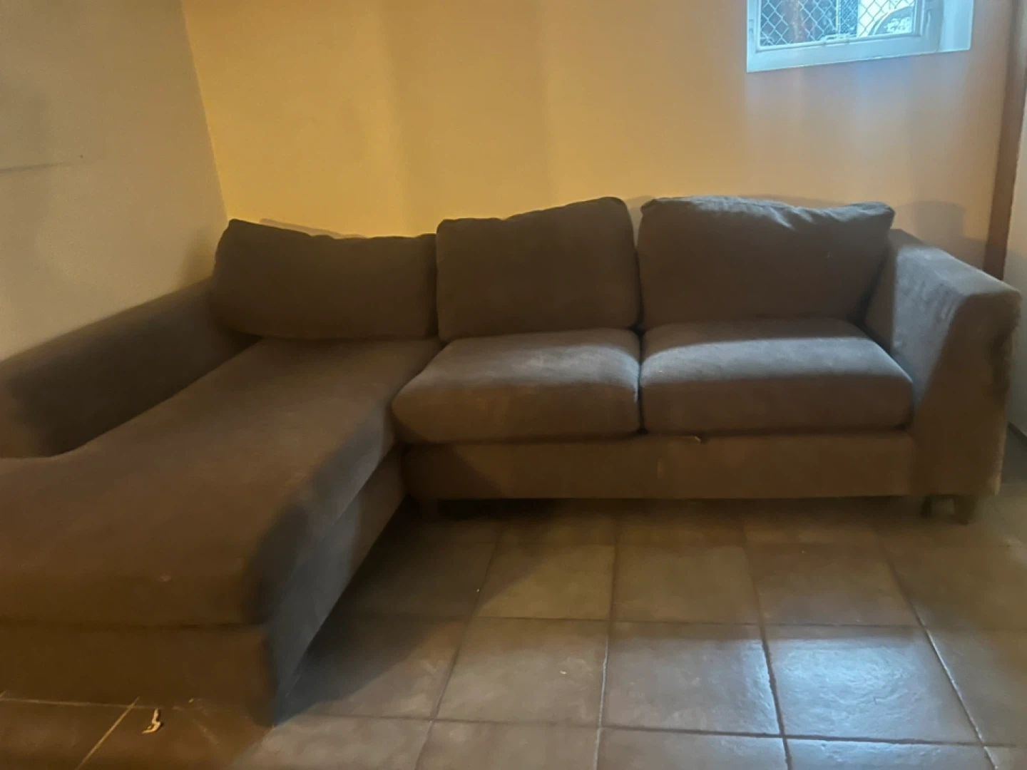 Dark Grey Sectional Sofa - photo 3