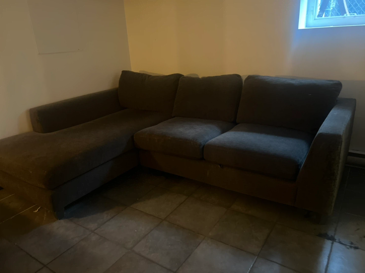 Dark Grey Sectional Sofa - photo 5