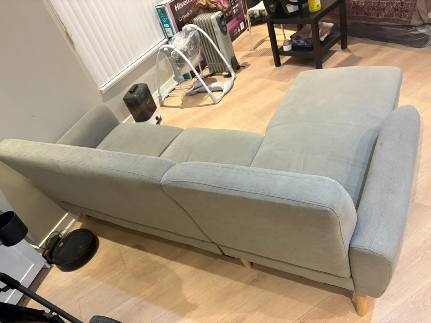 Grey Sectional Sofa with Chaise - photo 5