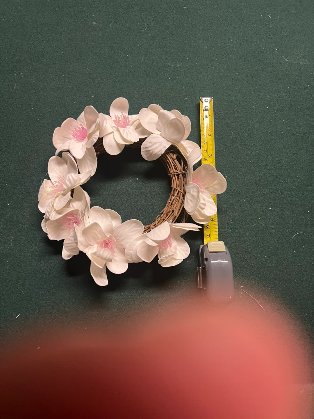 LED Candle with Floral Wreath Base - photo 4