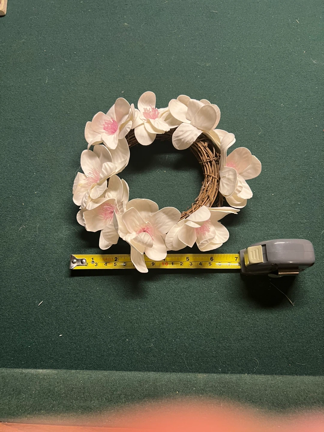 LED Candle with Floral Wreath Base - photo 3