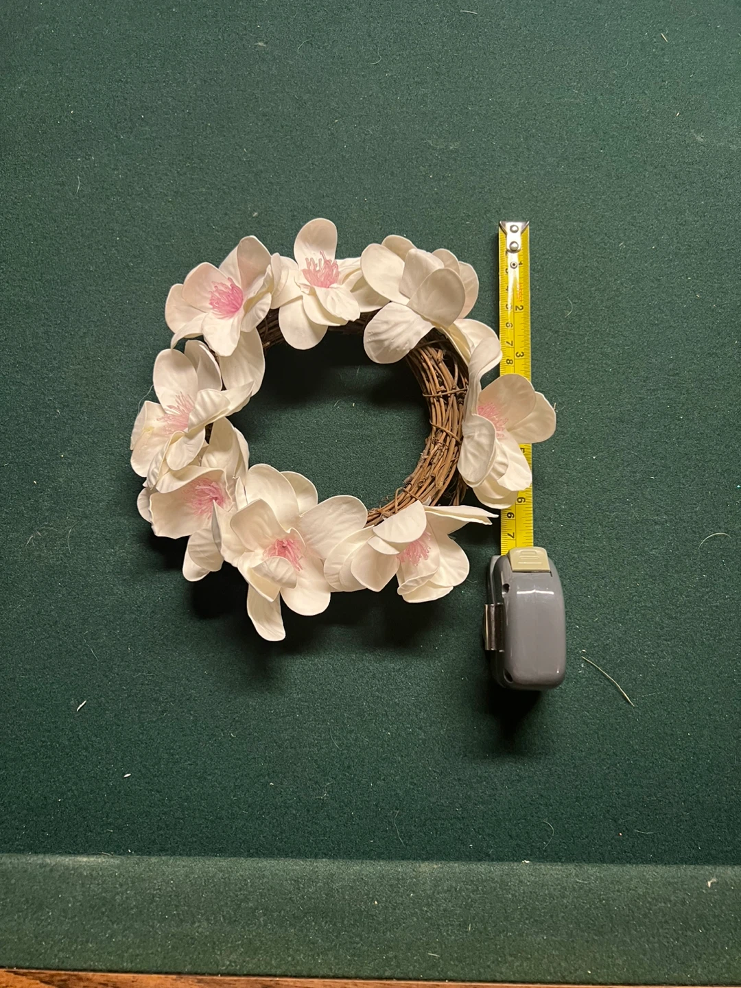 LED Candle with Floral Wreath Base - photo 5