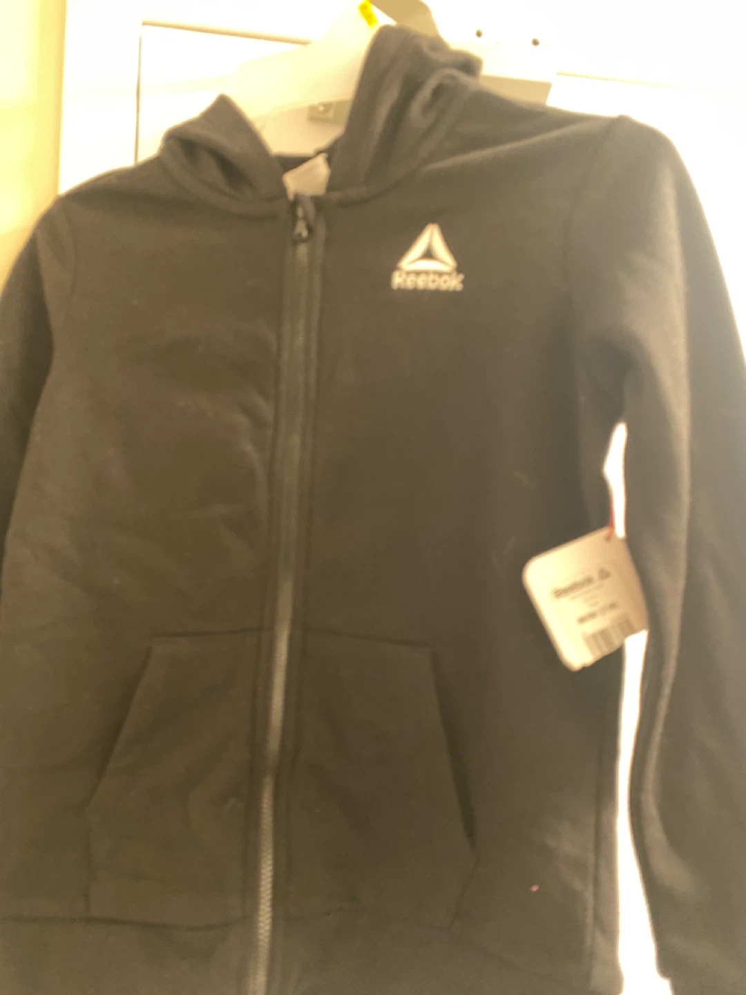 Black Reebok Zip-Up Hoodie - photo 3