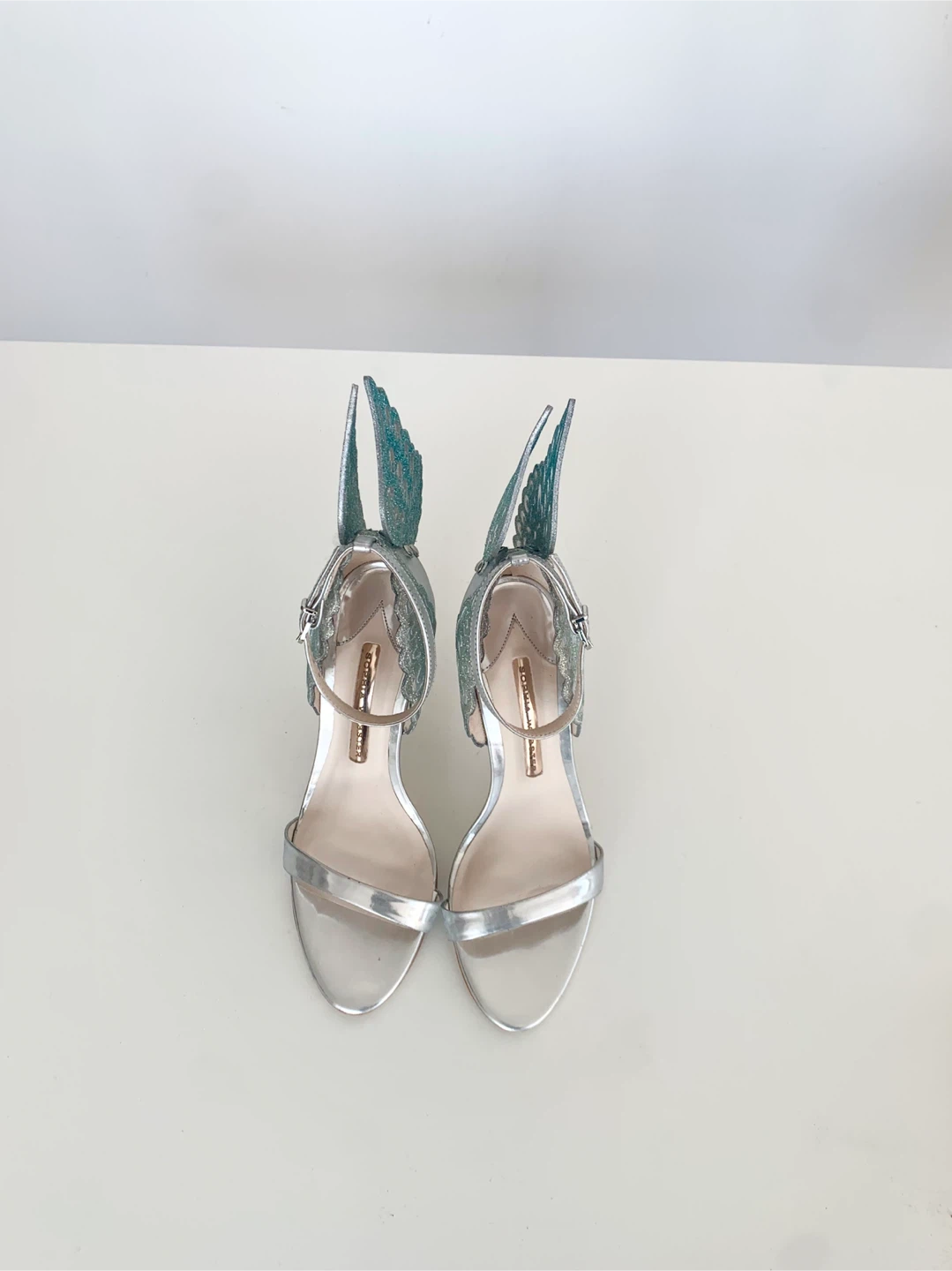 [Sophia Webster] Silver Butterfly Wing Heels - photo 4