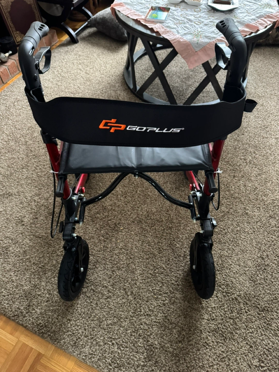 GO PLUS Lightweight Folding Walker for Seniors