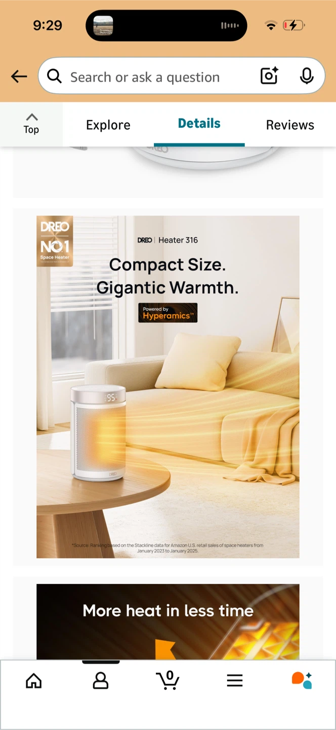 Space Heater with Remote - photo 2