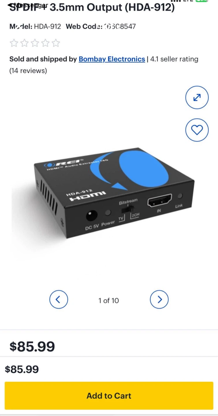REI HDA-912 HDMI Audio Extractor - photo 2