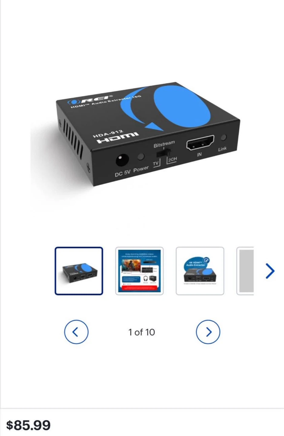 REI HDA-912 HDMI Audio Extractor - photo 3