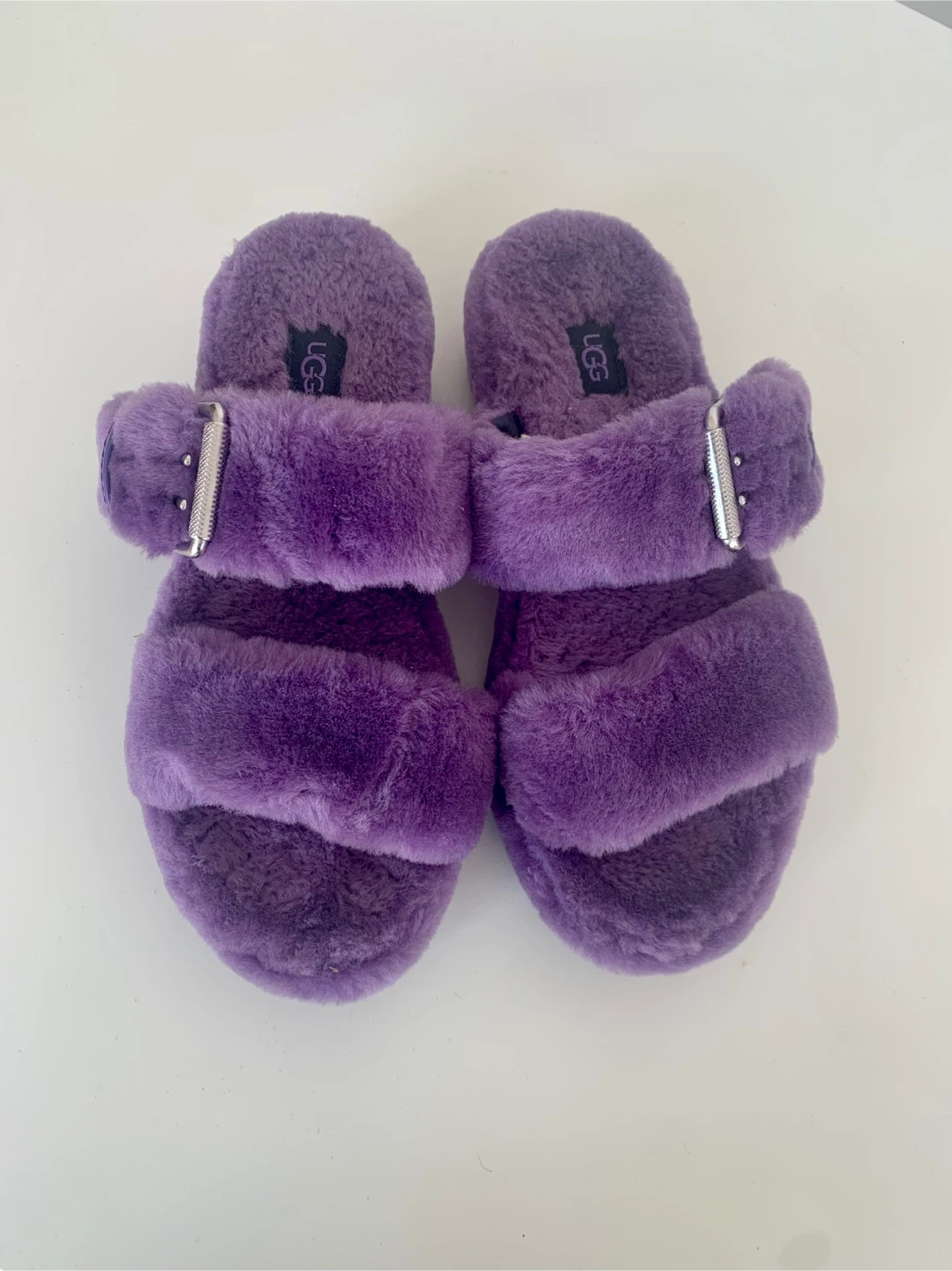 UGG Fluff Yeah Slide Sandals Purple Size 8 - photo 2
