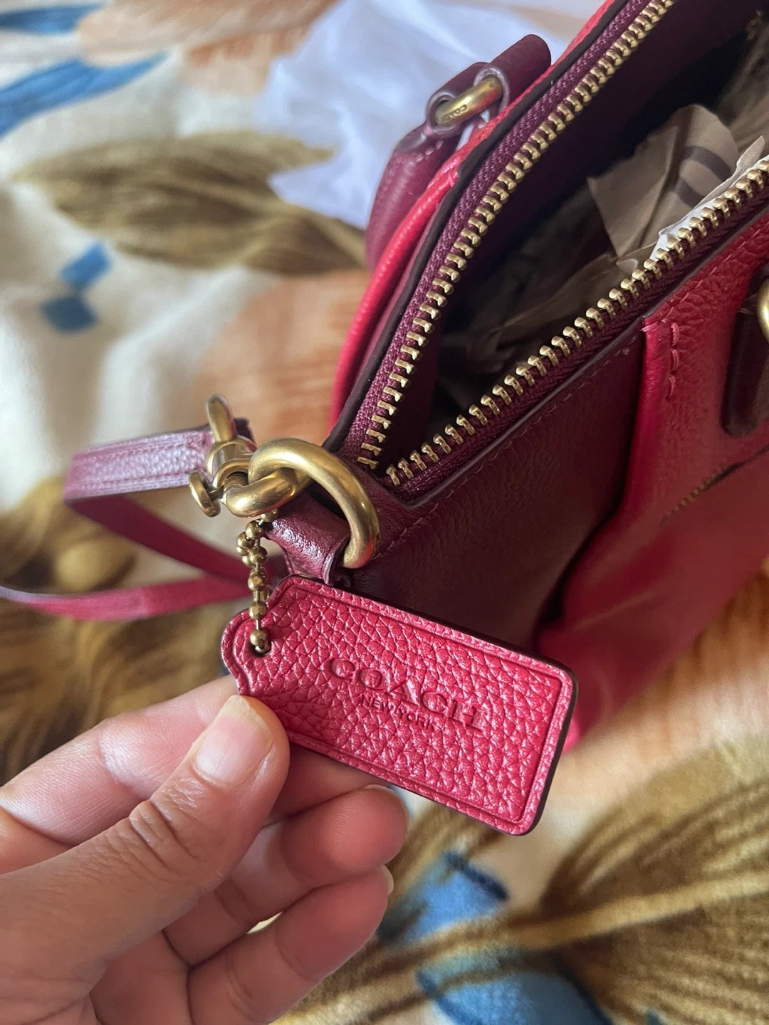 Coach Leather Handbag