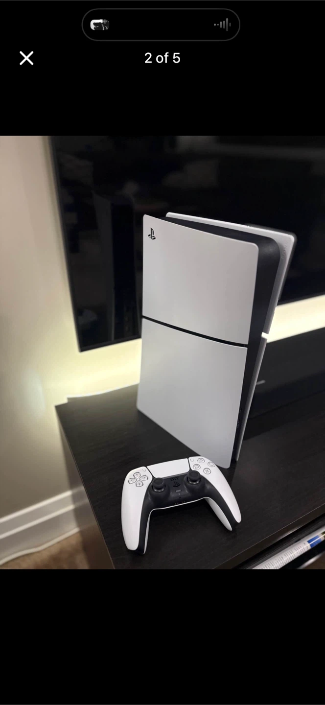 PS5 Slim with Controller – Like New – Hurry Up! - photo 2