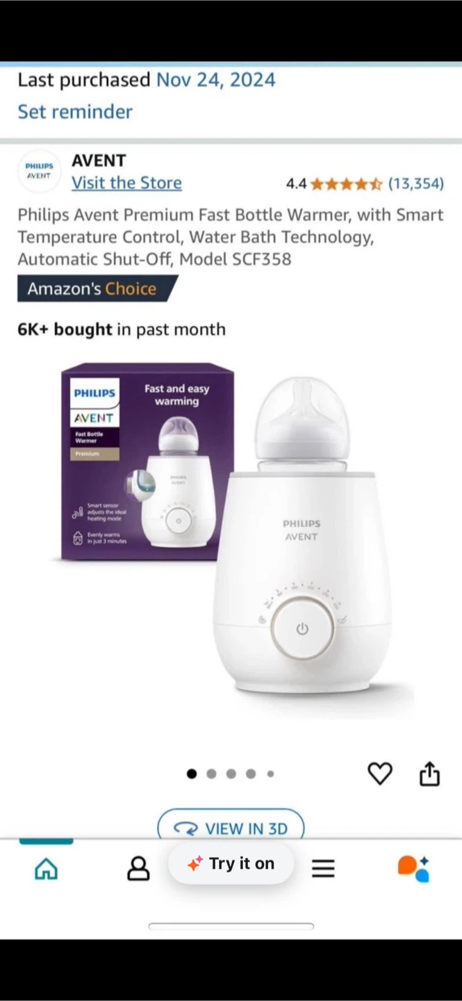 Philips Avent Fast Bottle Warmer