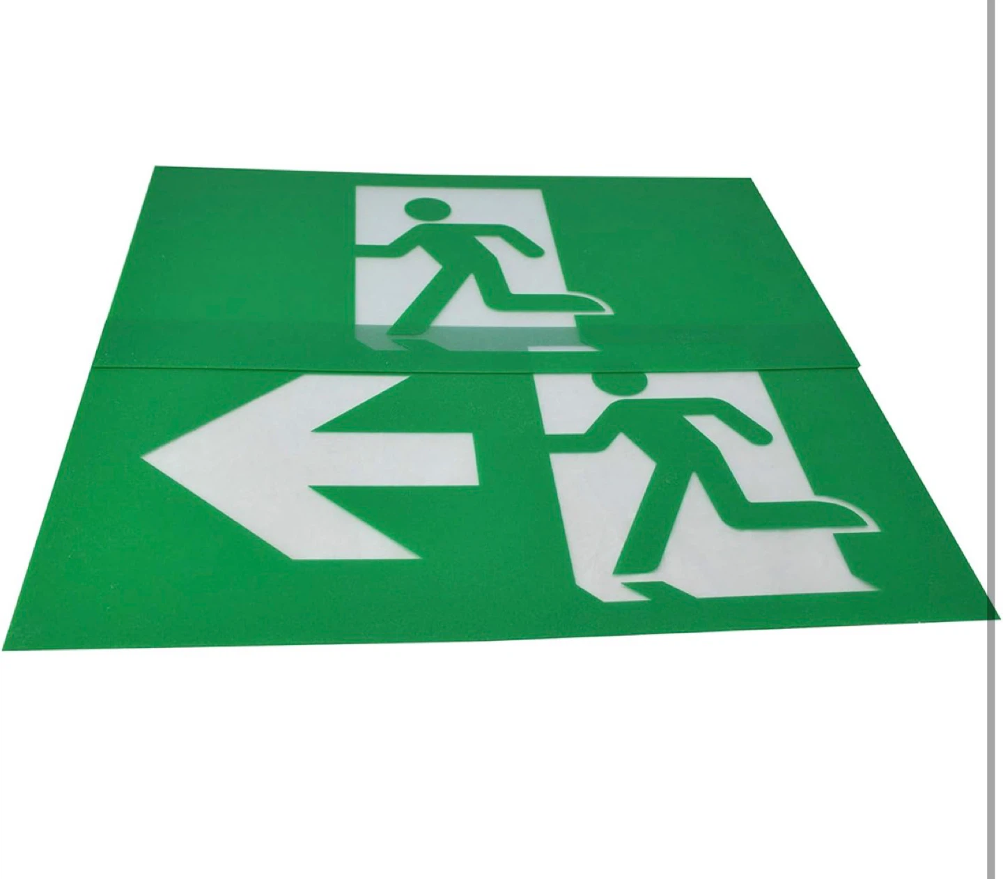 Emergency Exit Light Fixture with Directional Signs - photo 3