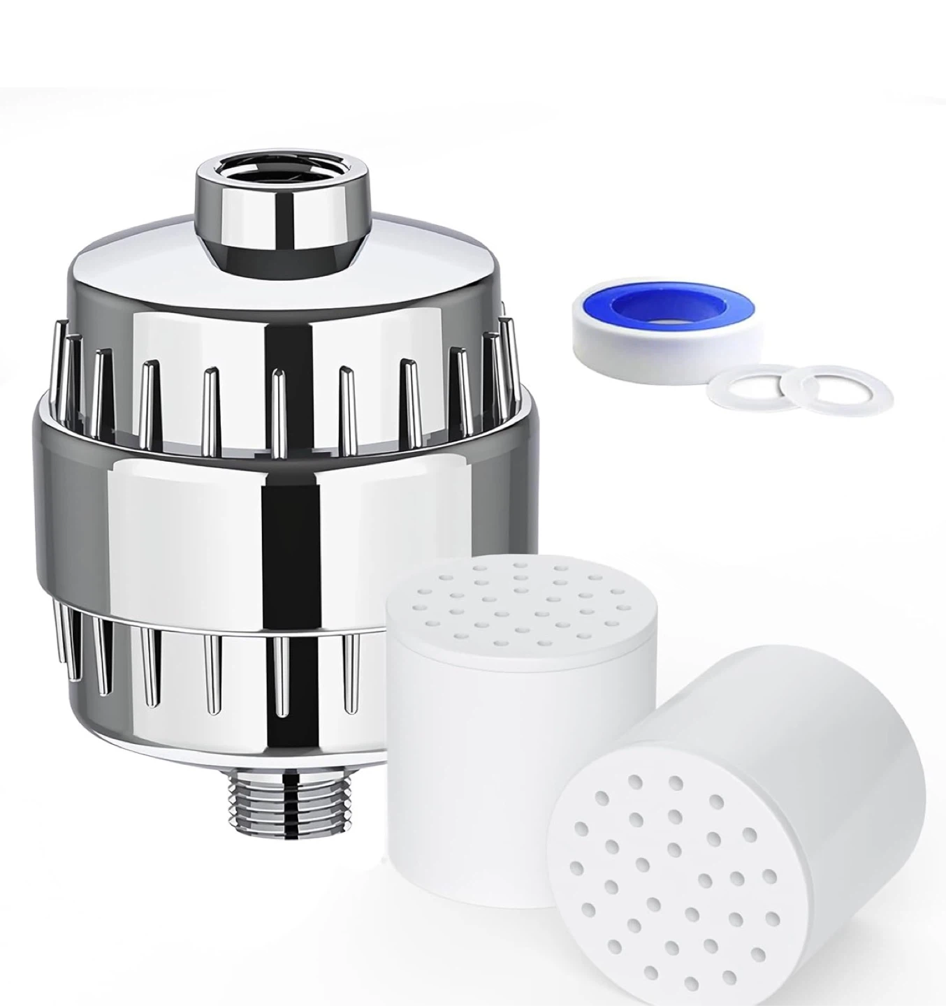 Shower Head Water Filter - Chrome - photo 2