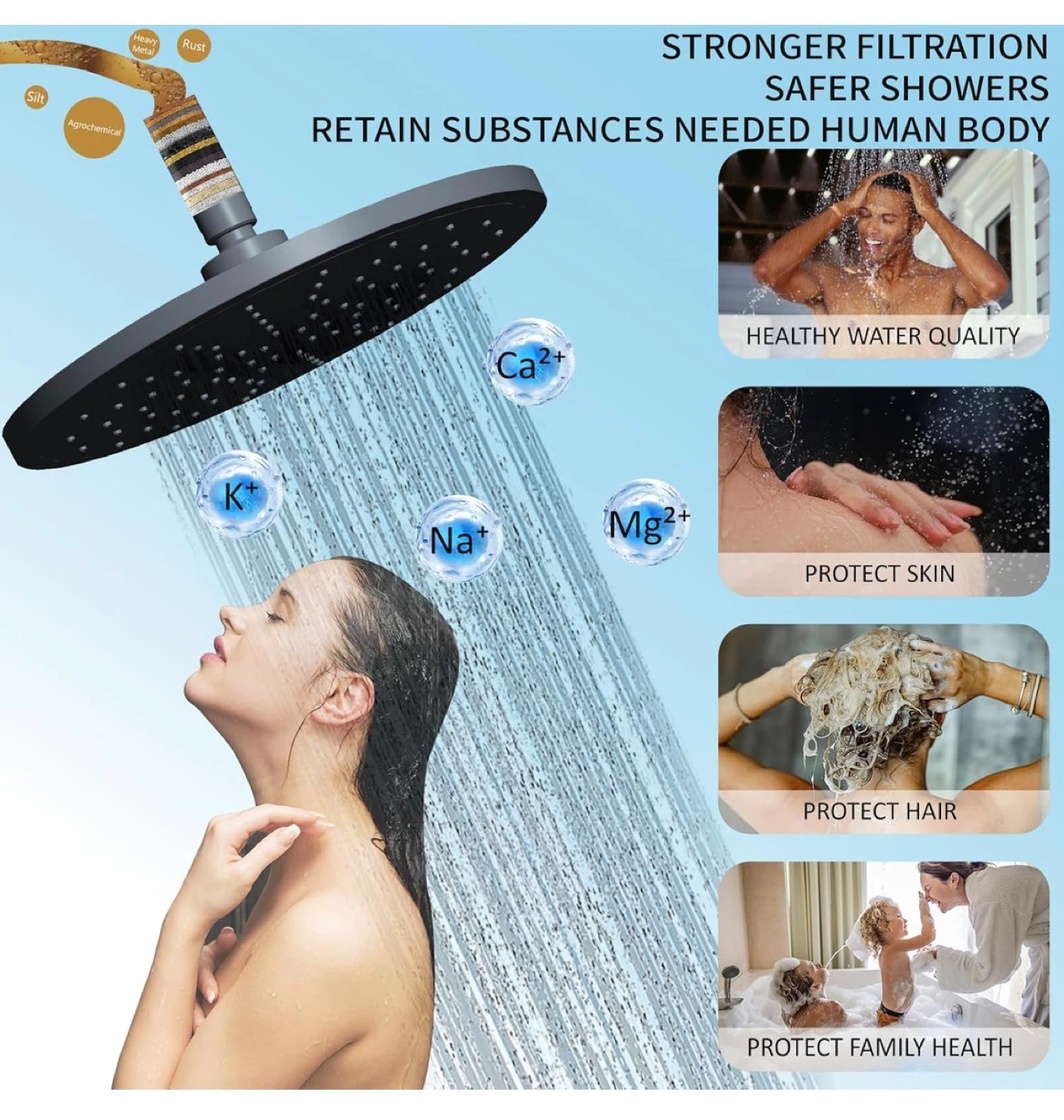 Shower Head Water Filter - Chrome - photo 5