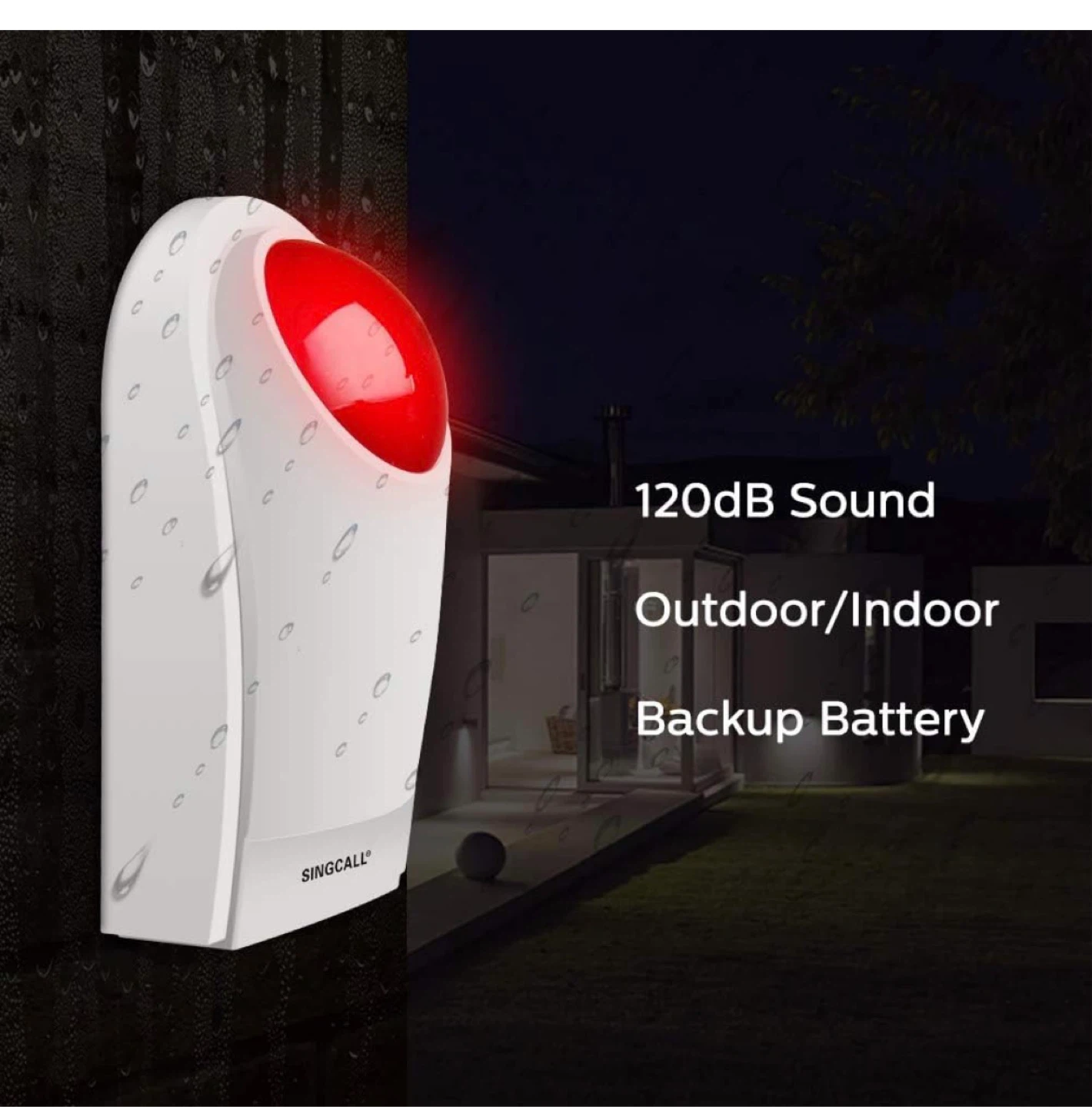 Strobe Siren Panic Alarm - photo 2