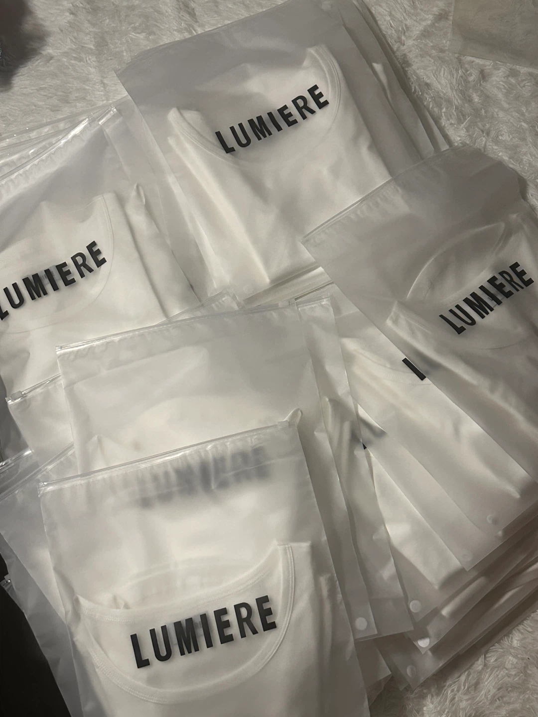 Lumiere White Basic T-Shirt