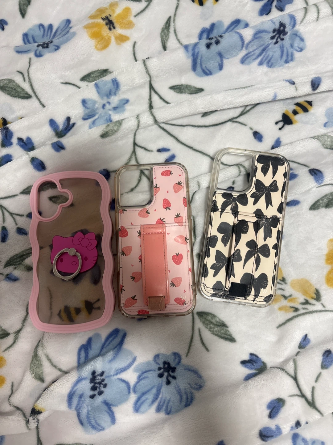iPhone16  Case Lot - Hello Kitty, Strawberry & Bow Design