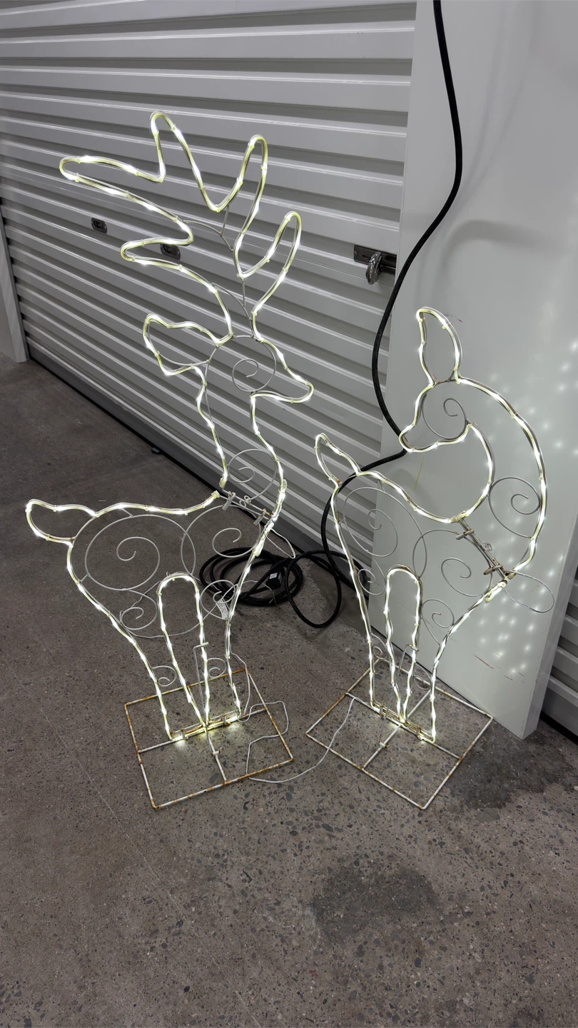 Home Accents Holiday 2-Piece LED Deer Scene