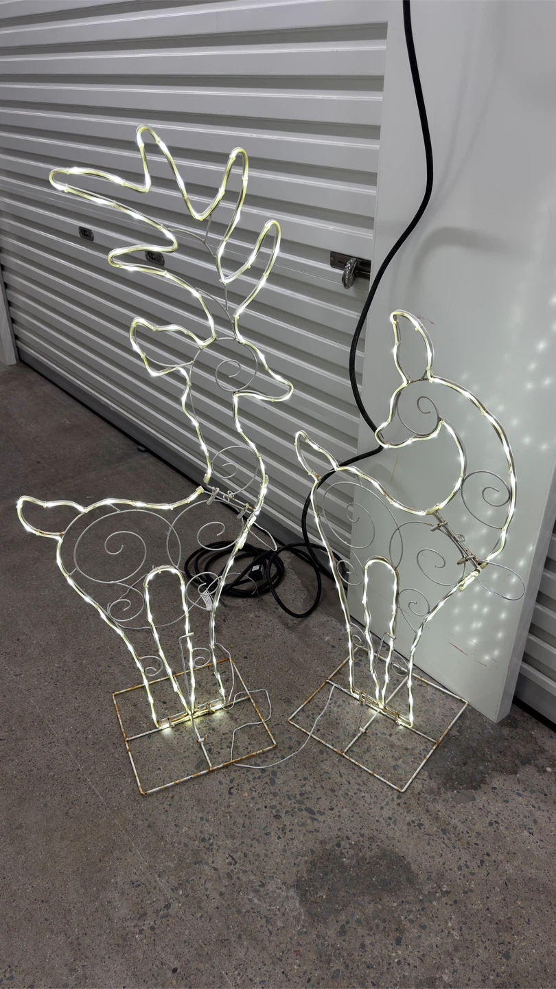 Home Accents Holiday 2-Piece LED Deer Scene - photo 2