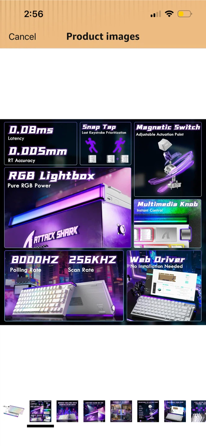 Attack Shark R851E Wired Magnetic Switch Mechanical Keyboard - photo 2