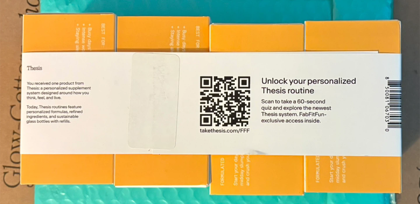 🧡Thesis Personalized Supplement Packet - photo 2