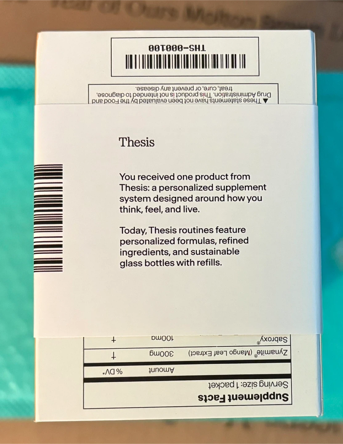 🧡Thesis Personalized Supplement Packet - photo 3