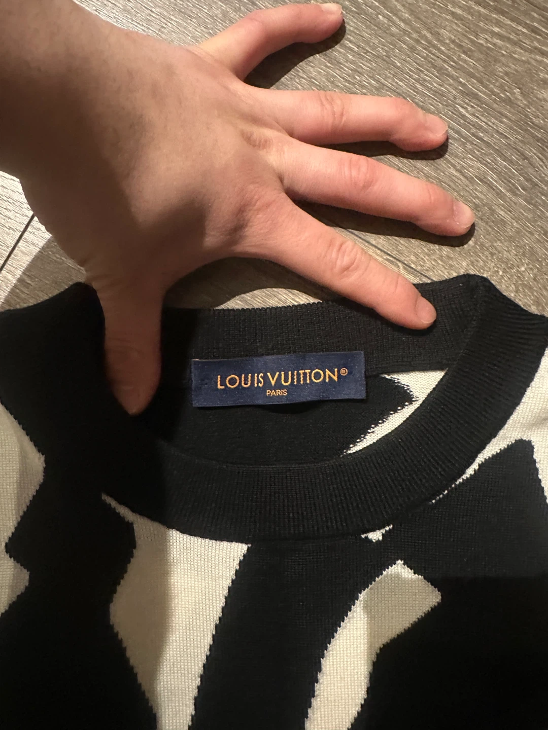 Louis Vuitton Abstract Houndstooth Crewneck - photo 2