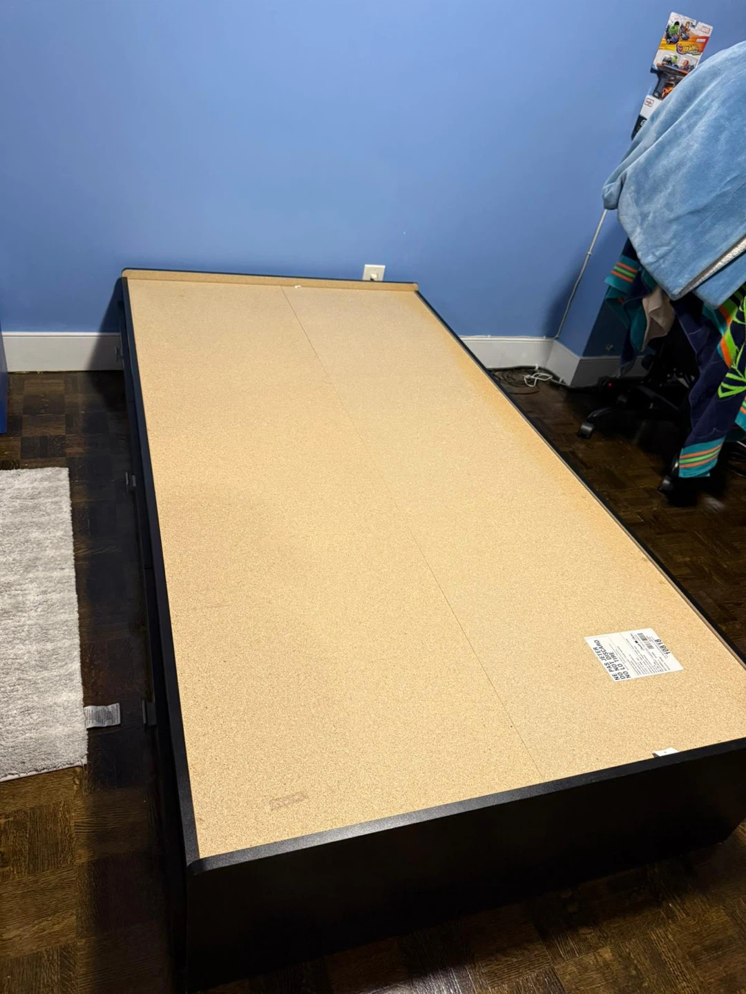 Ikea single bed frame with storage - photo 3