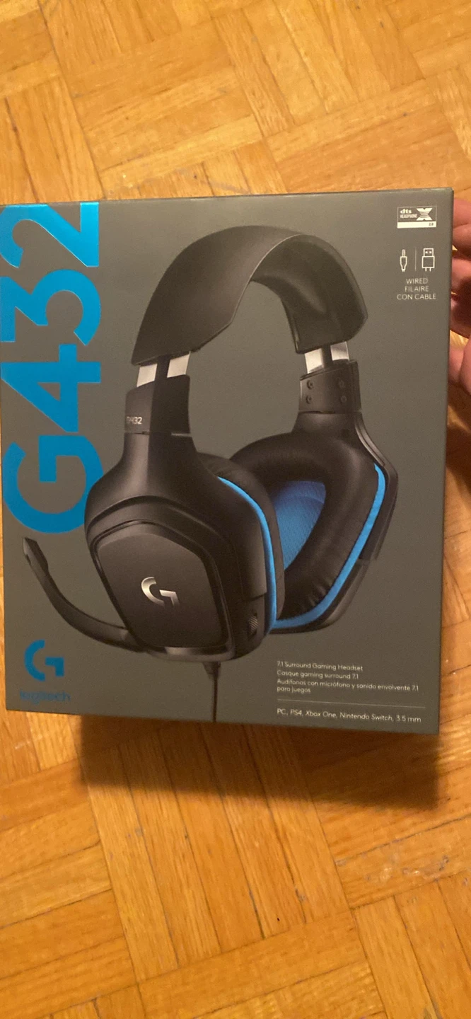 Logitech G432 Wired 7.1 Surround Gaming Headset