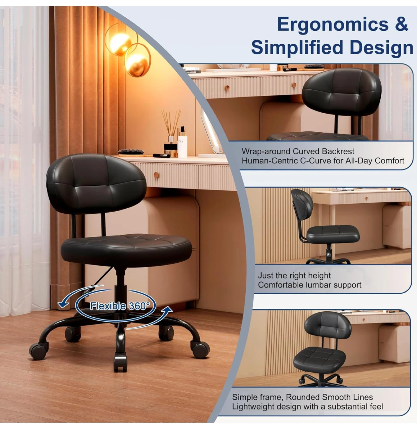 Office Vanity Chair Swivel - photo 2