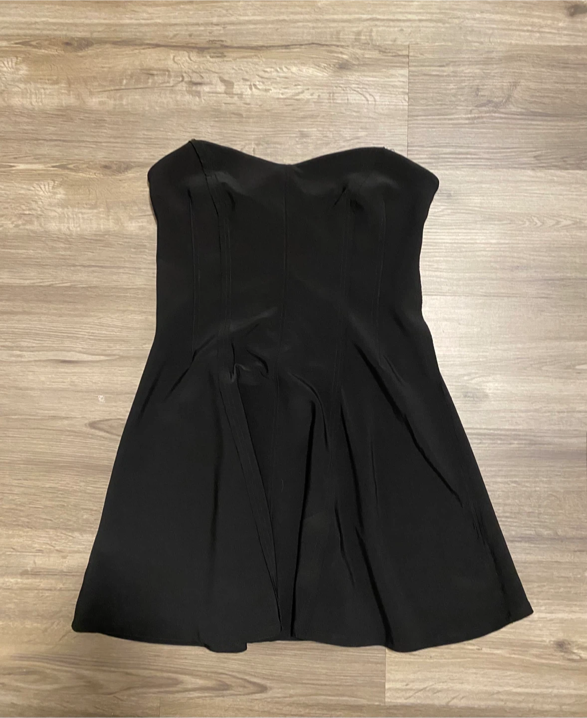 Black Strapless Mini Dress - photo 5