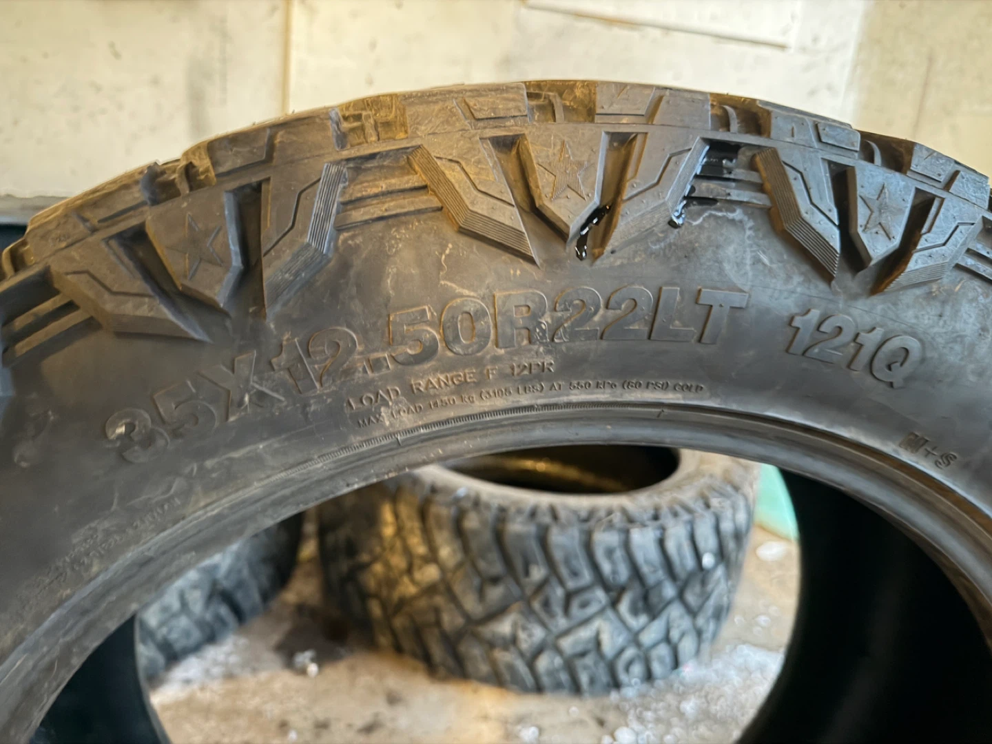 Set of 4 Tires 35x12.50R22LT Load Range F - photo 4